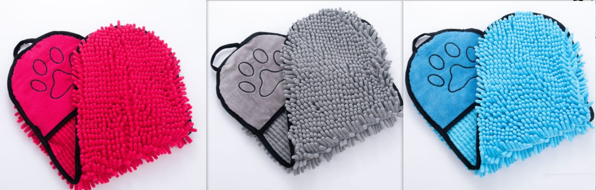 Dogs Cats Towels: Super Absorbent Dog Bathrobe Microfiber Bath Towels - BarkandMeow