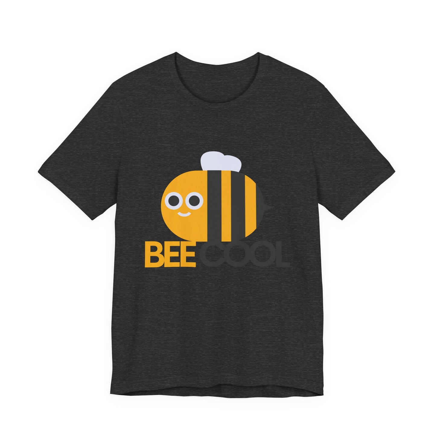 Bee Cool T-Shirt, Unisex Jersey Tee, Fun Summer Tee, Gift for Bee Lovers, Cute Bee Graphic Tee, Casual Wear - BarkandMeow