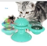 Cat Rotating Windmill Multi-Function Toys Itch Scratching Device Teeth Shining Toy - BarkandMeow
