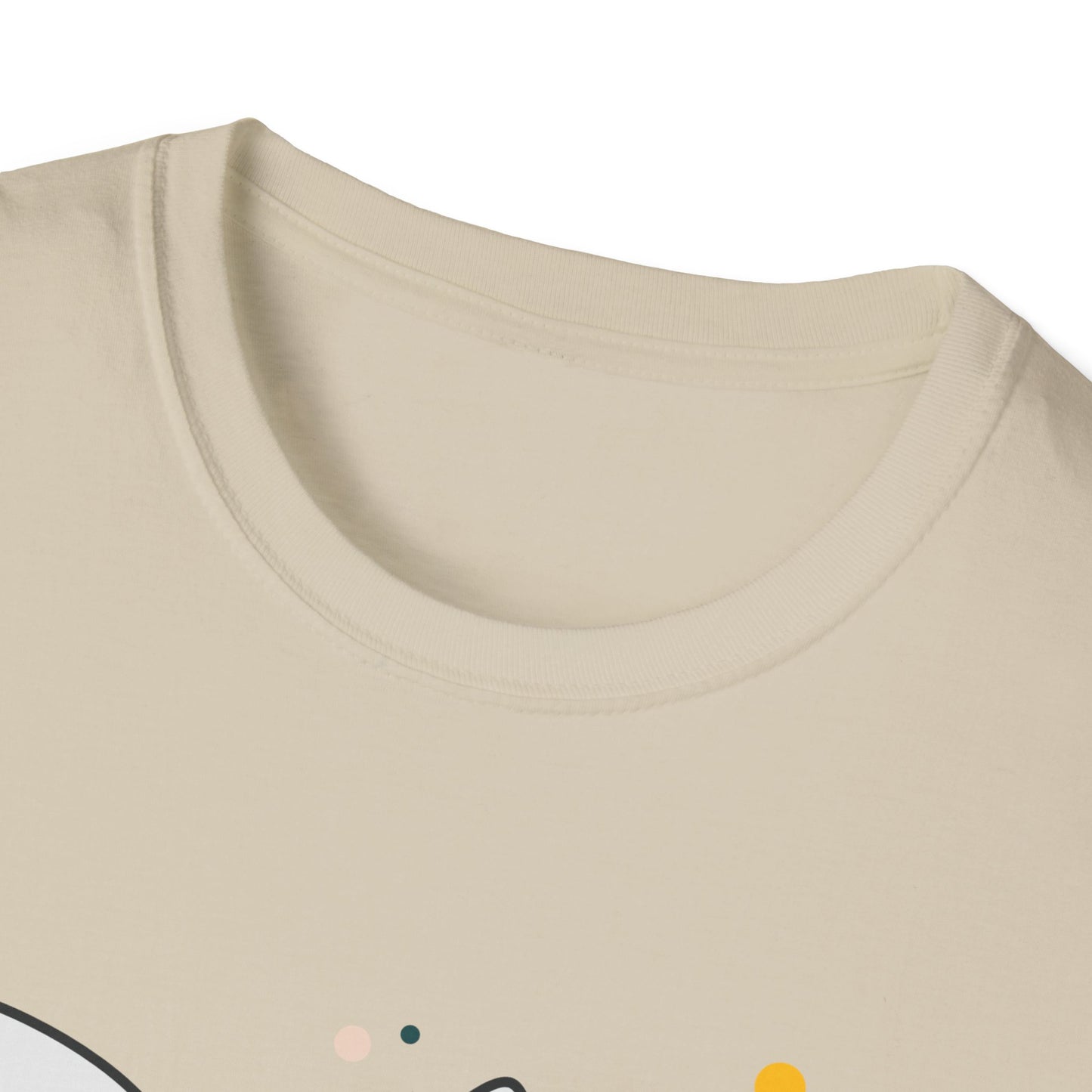 Cute Cat Design Unisex Softstyle T-Shirt, Pet Lover Tee, Animal Graphic Shirt, Gift for Cat Owners, Casual Wear - BarkandMeow