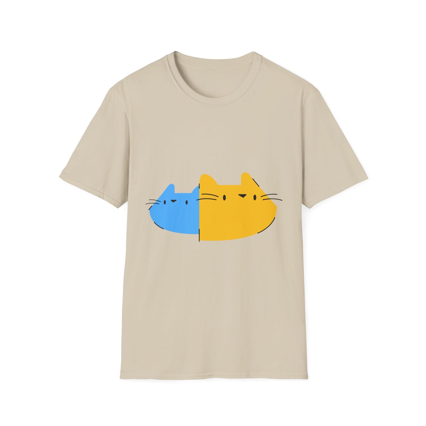 Playful Cat Graphic T-Shirt - Purrfect for Pet Lovers, Casual Wear, Birthday Gift, Cozy Comfort, Everyday Style - BarkandMeow
