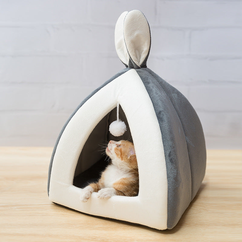 Cat House Cat House Villa Cat Bed Small Dog Kennel - BarkandMeow