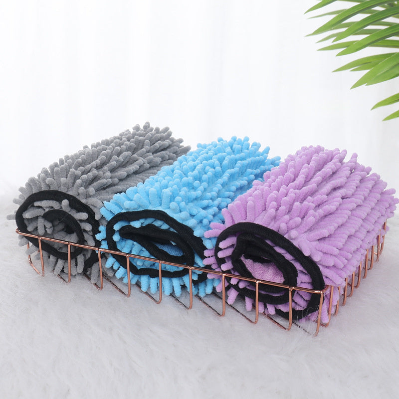 Dogs Cats Towels: Super Absorbent Dog Bathrobe Microfiber Bath Towels - BarkandMeow