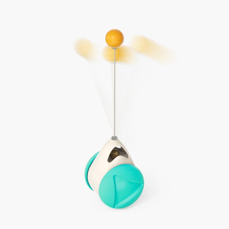 Cat Rotating Windmill Multi-Function Toys Itch Scratching Device Teeth Shining Toy - BarkandMeow