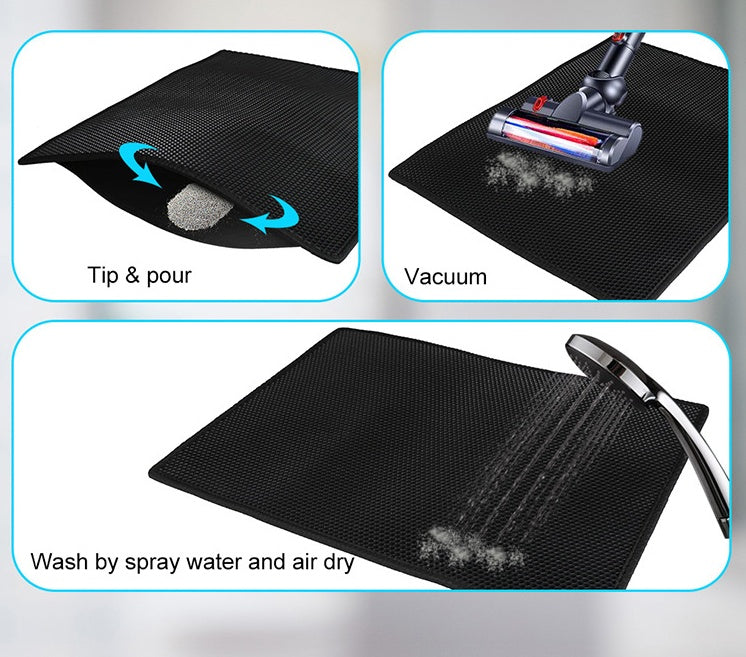 Honeycomb Waterproof Cat Litter Pad - BarkandMeow