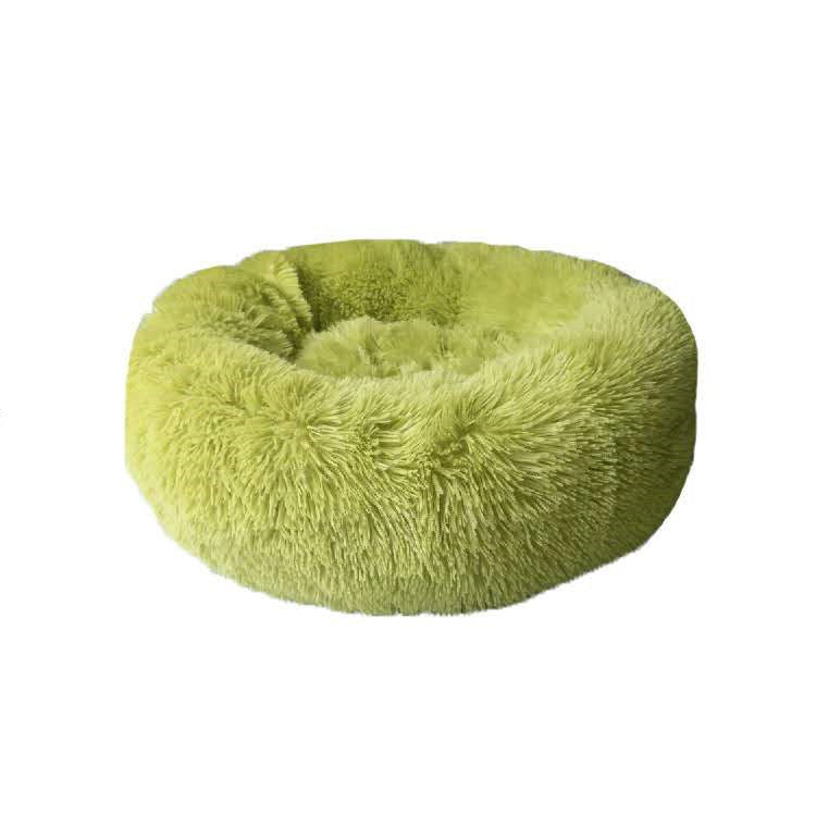 Round Long Hairy Autumn And Winter Nest Pad Cat Mattress - BarkandMeow