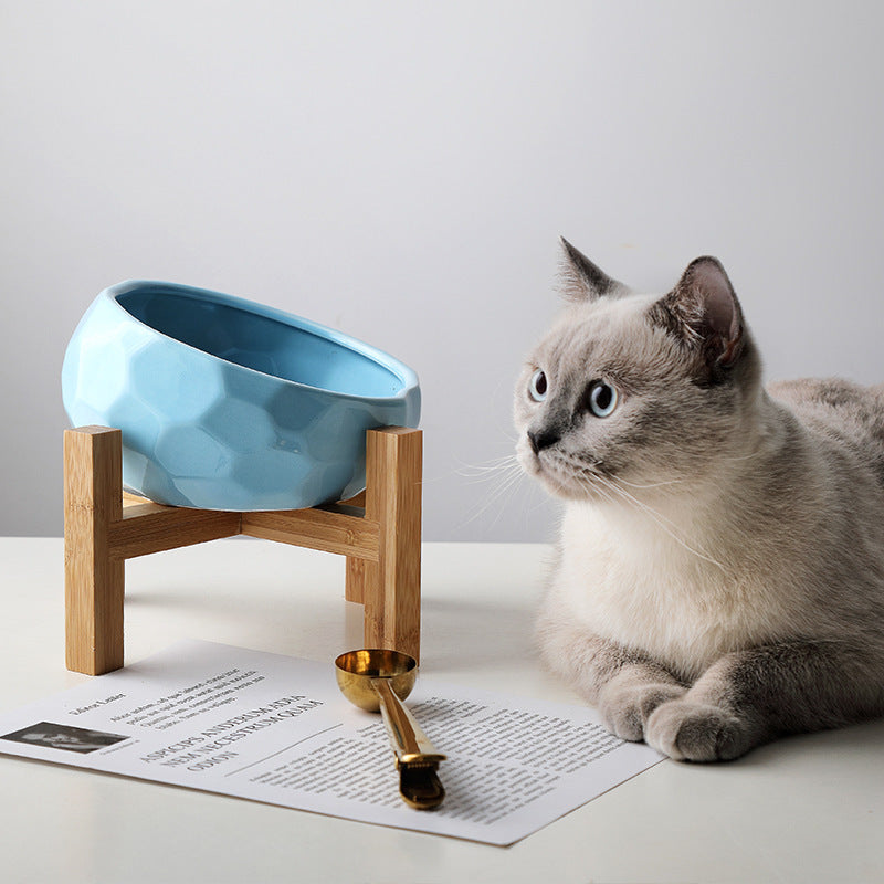 Oblique Mouth Pet Food Bowl for Cats & Dogs - BarkandMeow