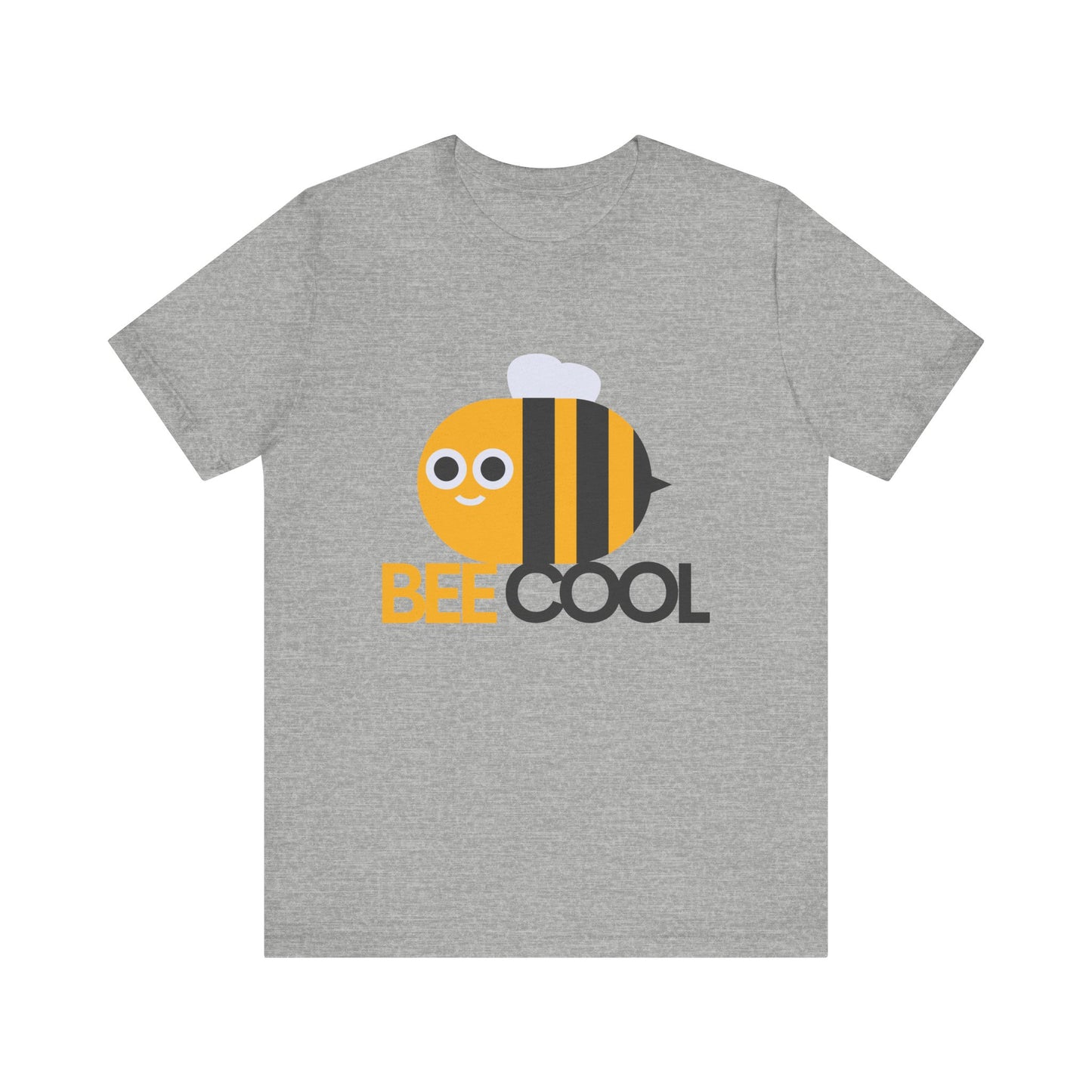Bee Cool T-Shirt, Unisex Jersey Tee, Fun Summer Tee, Gift for Bee Lovers, Cute Bee Graphic Tee, Casual Wear - BarkandMeow