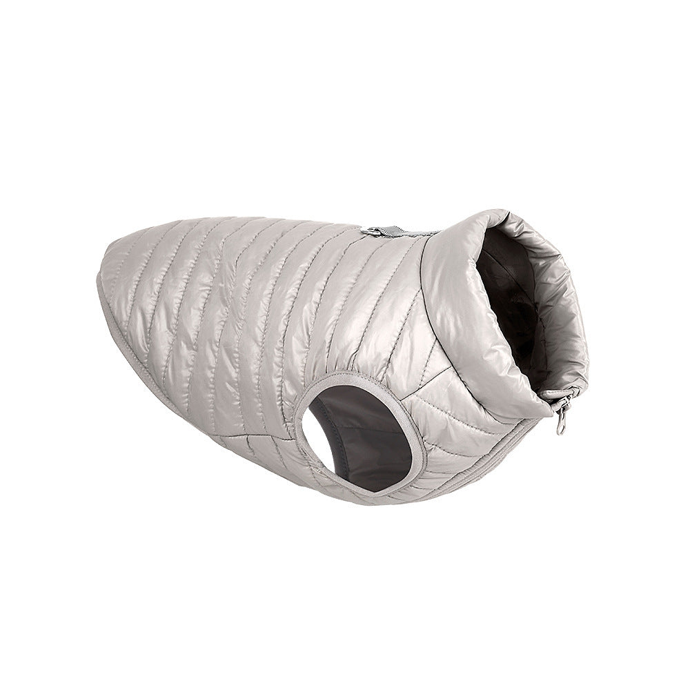 New Pet Dog Clothing Autumn And Winter Full Nylon Zipper Puppy Jacket Dog Clothing - BarkandMeow