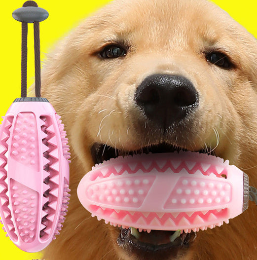 Dog Toys Silicon Suction Cup Tug Interactive Dog Ball Toy For Pet Chew Bite Tooth Cleaning Toothbrush Feeding Pet Supplies - BarkandMeow