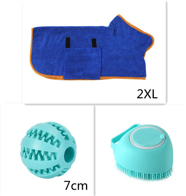 Silicone Dog Bath Massage Gloves Brush Pet Cat Bathroom Cleaning Tool Comb Brush For Dog Can Pour Shampoo Dog Grooming Supplies - BarkandMeow
