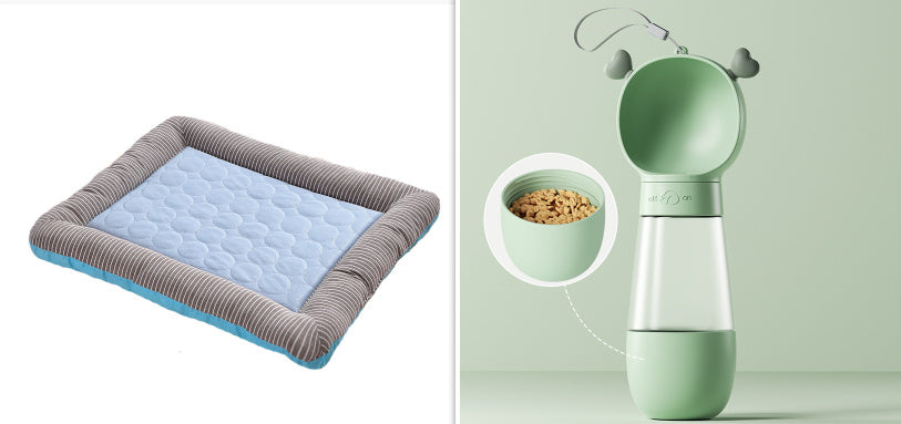 Pet Cooling Pad – Ice Silk, Soft, Breathable Summer Mat for Dogs & Cats - BarkandMeow