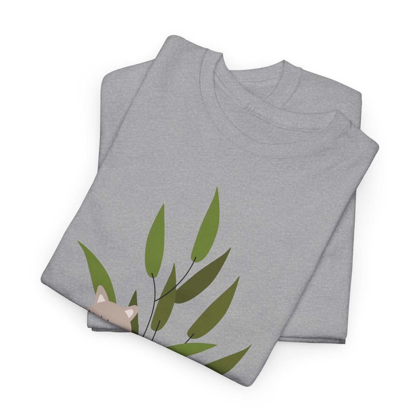 Unisex Cat Plant Tee: Cute Cat Shirt, Animal Lover Gift, Funny Gardening Top, Pet Owner Apparel, Casual Everyday Wear