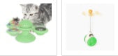 Cat Rotating Windmill Multi-Function Toys Itch Scratching Device Teeth Shining Toy - BarkandMeow