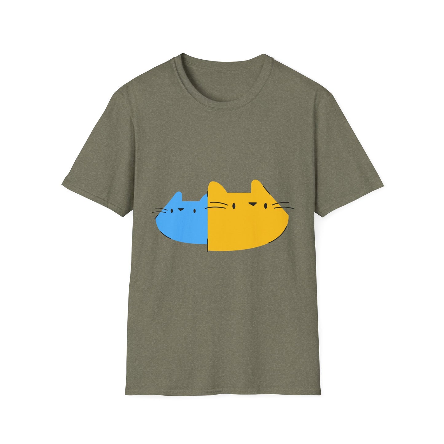 Playful Cat Graphic T-Shirt - Purrfect for Pet Lovers, Casual Wear, Birthday Gift, Cozy Comfort, Everyday Style - BarkandMeow