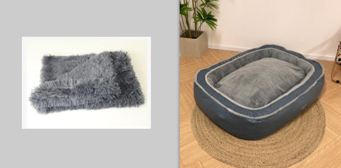 Pet Dog Bed Warming Soft Sleeping Bag Cushion Puppy Kennel - BarkandMeow