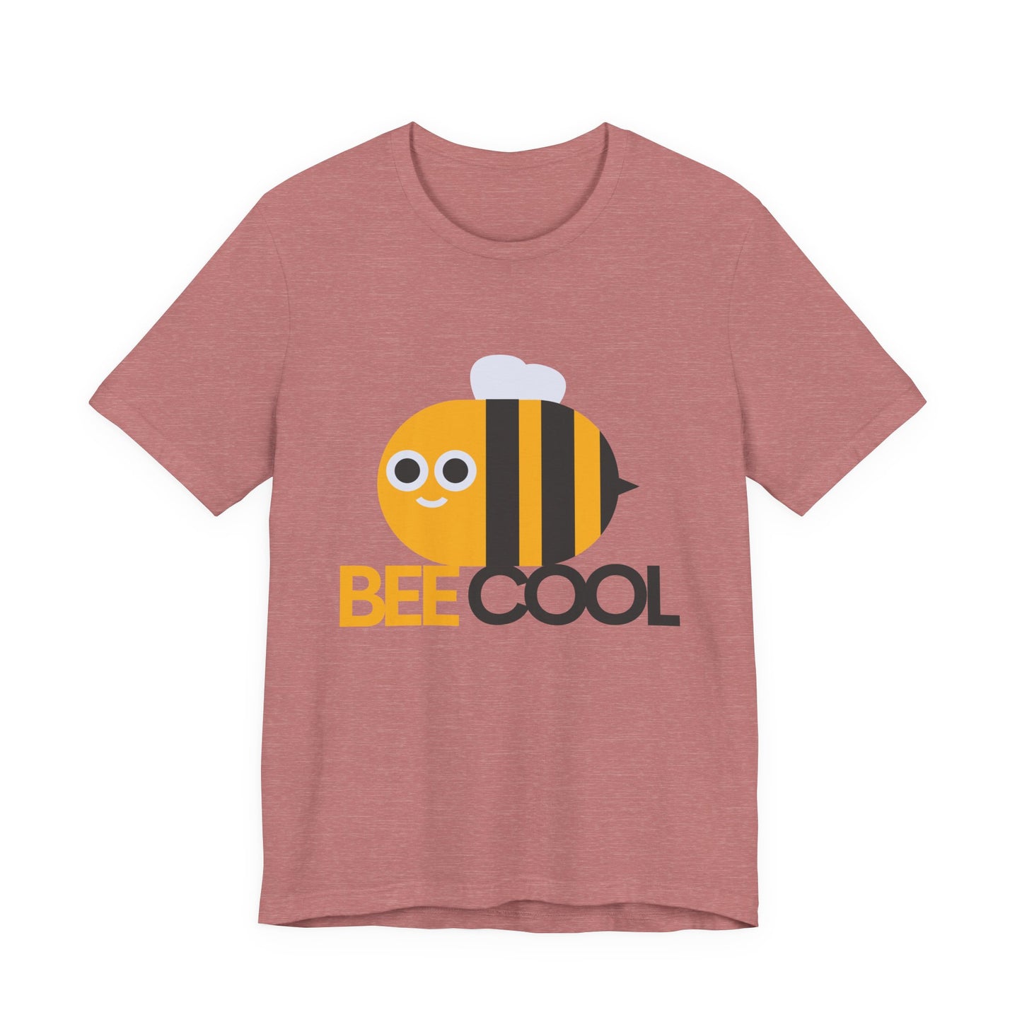 Bee Cool T-Shirt, Unisex Jersey Tee, Fun Summer Tee, Gift for Bee Lovers, Cute Bee Graphic Tee, Casual Wear - BarkandMeow