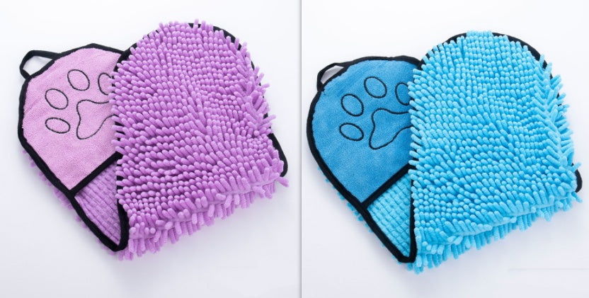 Dogs Cats Towels: Super Absorbent Dog Bathrobe Microfiber Bath Towels - BarkandMeow