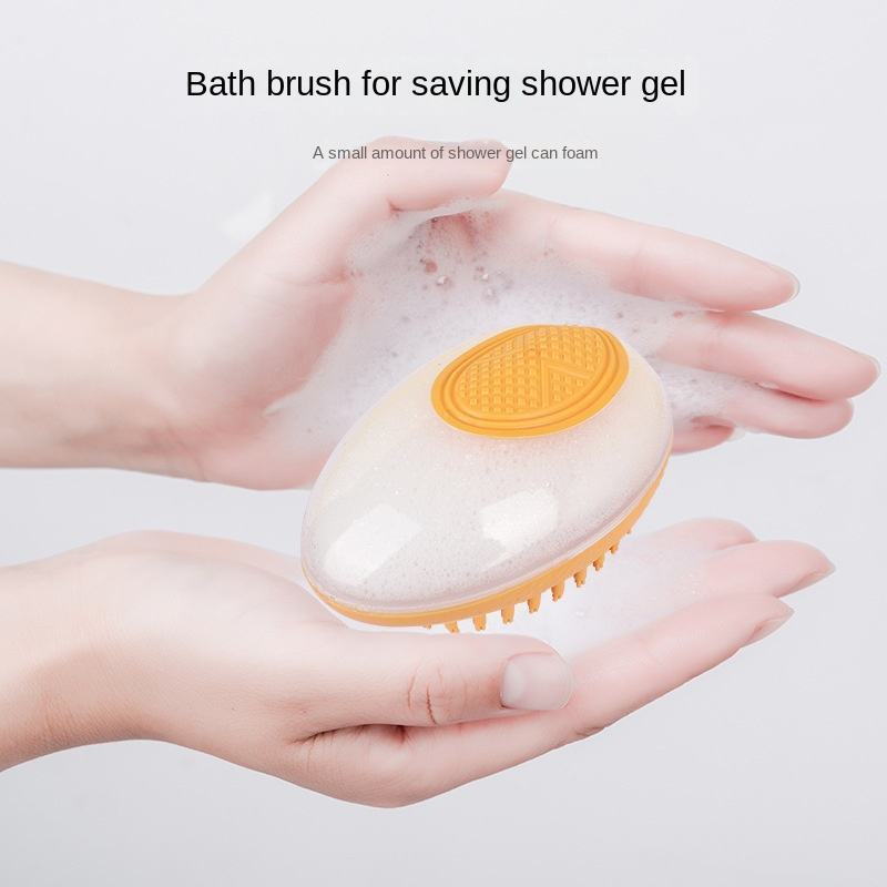 Dog Cat Bath Brush 2-in-1 Pet SPA Massage Comb Soft Silicone Pets Shower Hair Grooming Cmob Dog Cleaning Tool Pet Products - BarkandMeow