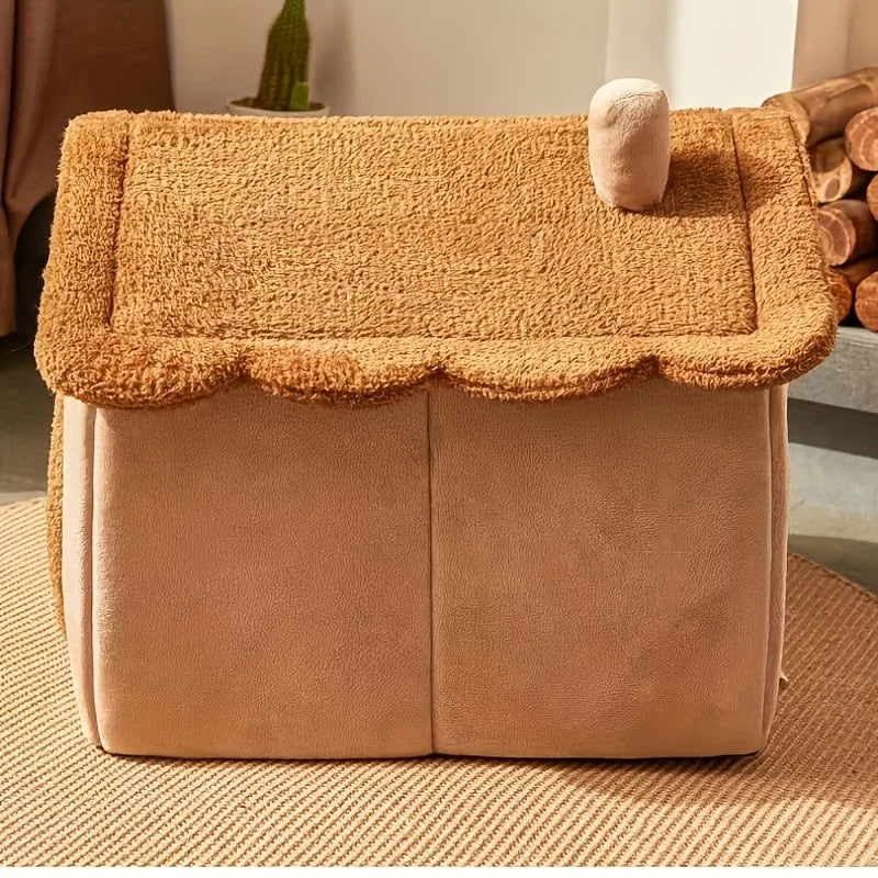 Foldable Washable Pet Bed for Small & Medium Cats and Puppies - BarkandMeow