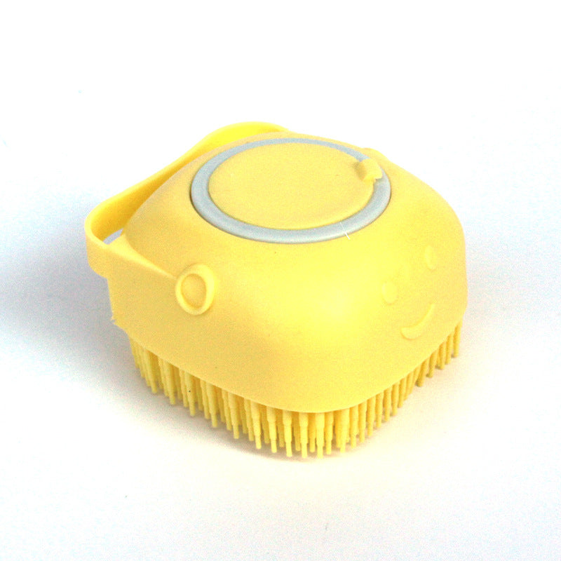 Silicone Dog Bath Massage Gloves Brush Pet Cat Bathroom Cleaning Tool Comb Brush For Dog Can Pour Shampoo Dog Grooming Supplies - BarkandMeow