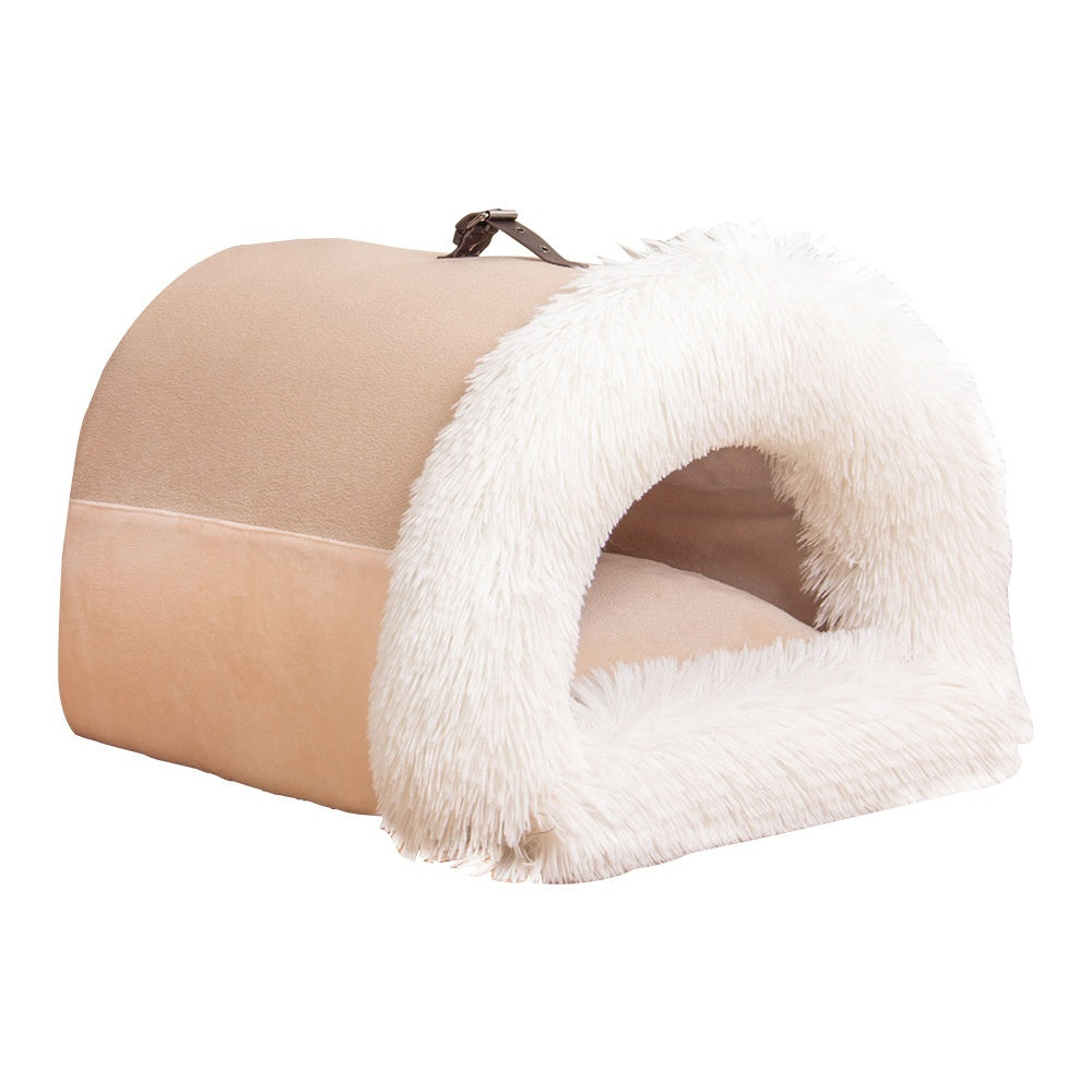 Portable Splice Pet Nest – Warm, Moisture-Proof Bed for Dogs & Cats - BarkandMeow