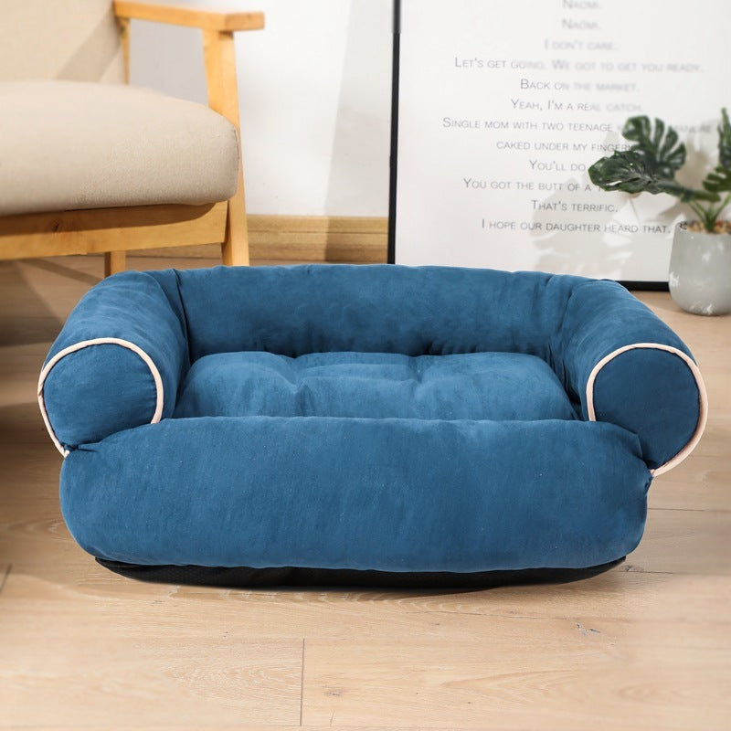 Dog & Cat Sofa Bed – Warm, Cozy Sleeping Bag Kennel with Cushion - BarkandMeow