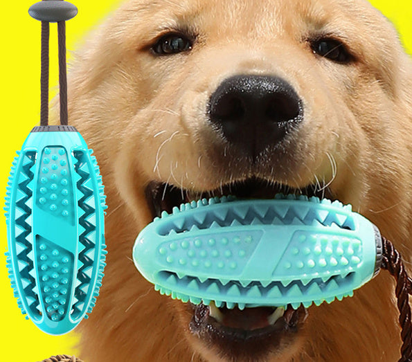 Dog Toys Silicon Suction Cup Tug Interactive Dog Ball Toy For Pet Chew Bite Tooth Cleaning Toothbrush Feeding Pet Supplies - BarkandMeow