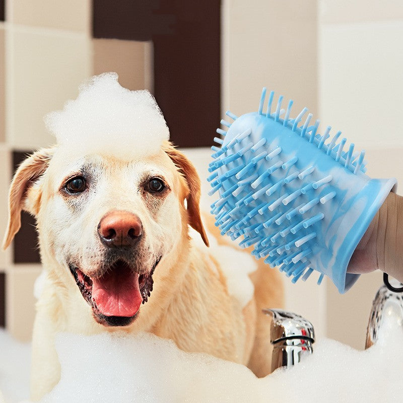 2-in-1 Dog Paw Cleaner – Portable Wash Cup & Brush - BarkandMeow