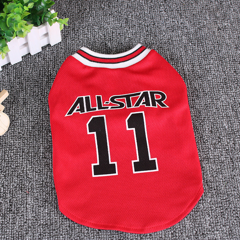 Hot World Cup Ball Spring And Summer Dog Vest Pet Supplies - BarkandMeow