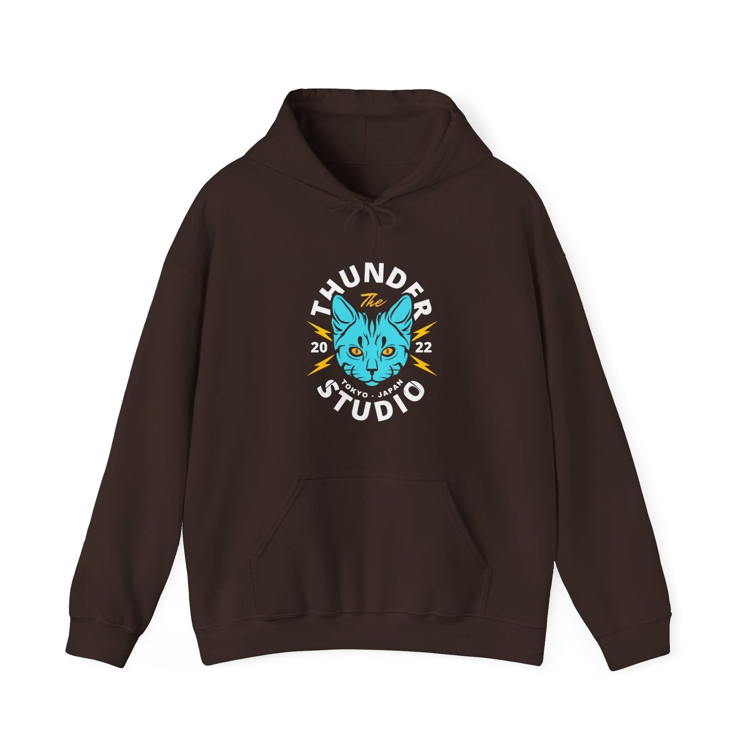 Thunder Studio Cat Hoodie - Unisex Heavy Blend Sweatshirt, Cozy Gift for Cat Lovers, Perfect for Fall, Winter & Birthdays, Unique [...] - BarkandMeow
