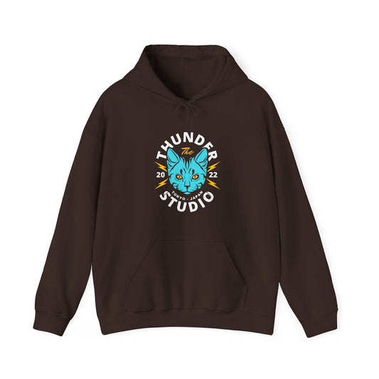 Thunder Studio Cat Hoodie - Unisex Heavy Blend Sweatshirt, Cozy Gift for Cat Lovers, Perfect for Fall, Winter & Birthdays, Unique [...] - BarkandMeow
