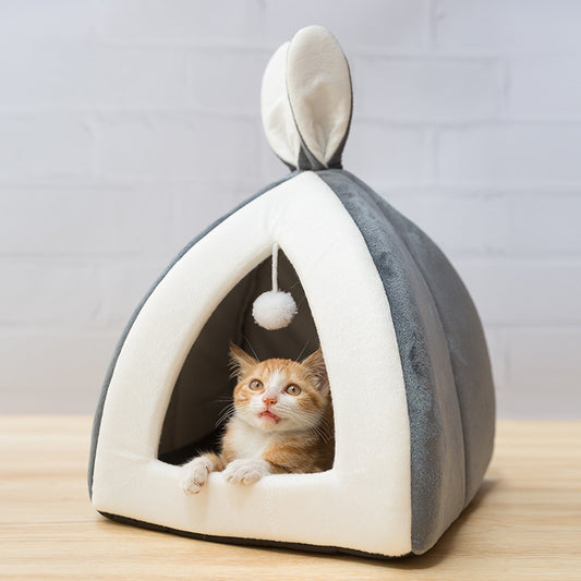 Cat House Cat House Villa Cat Bed Small Dog Kennel - BarkandMeow