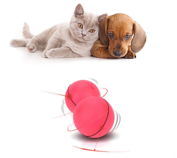 LED Laser Electronic Rolling Pet Funny Cat Toy Ball - BarkandMeow