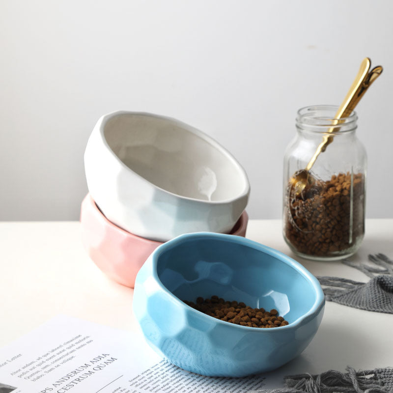 Oblique Mouth Pet Food Bowl for Cats & Dogs - BarkandMeow