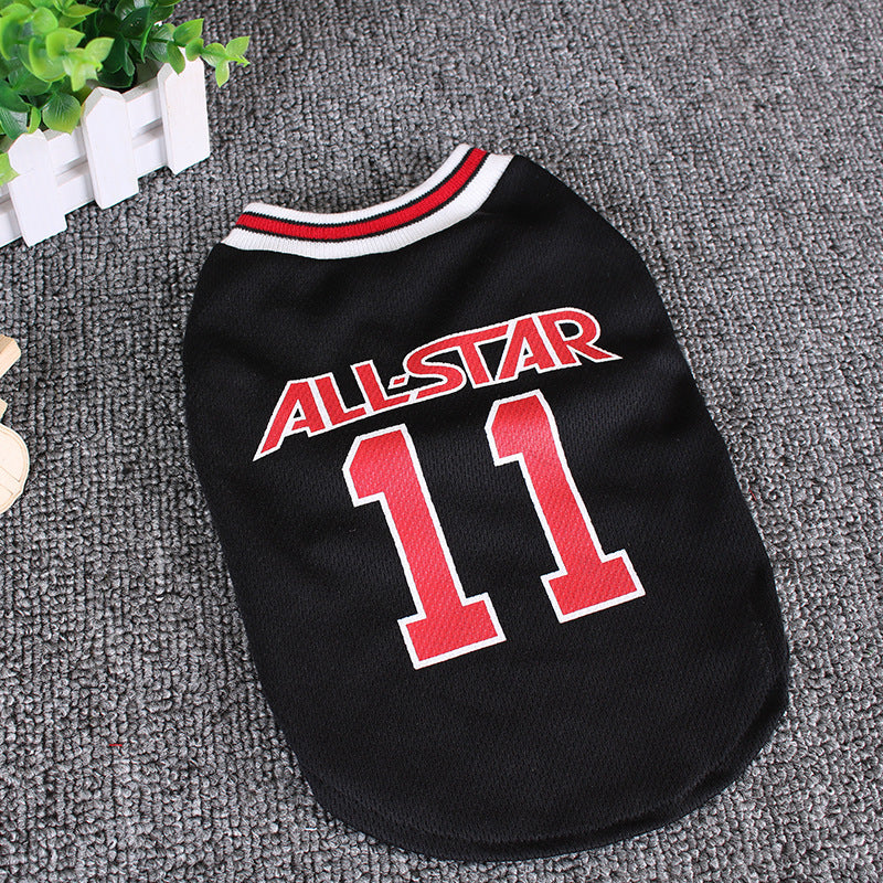 Hot World Cup Ball Spring And Summer Dog Vest Pet Supplies - BarkandMeow