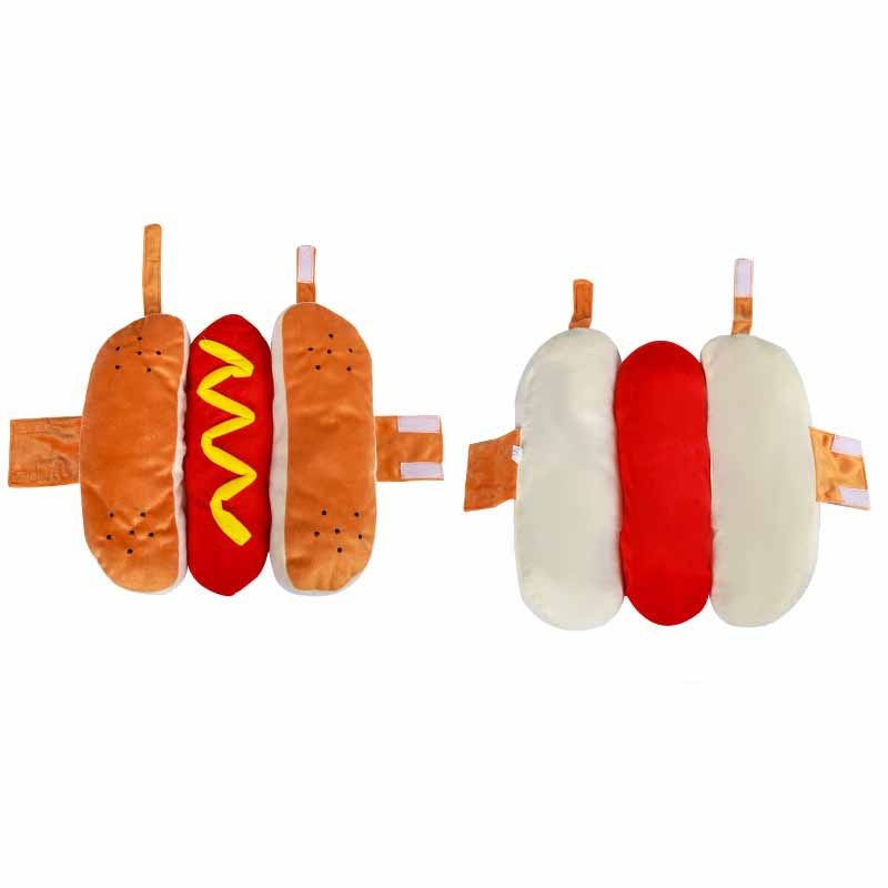 Funny Halloween Costumes For Dogs Puppy Pet Clothing Hot Dog Design Dog Clothes Pet Apparel Dressing Up Cat Party Costume Suit - BarkandMeow