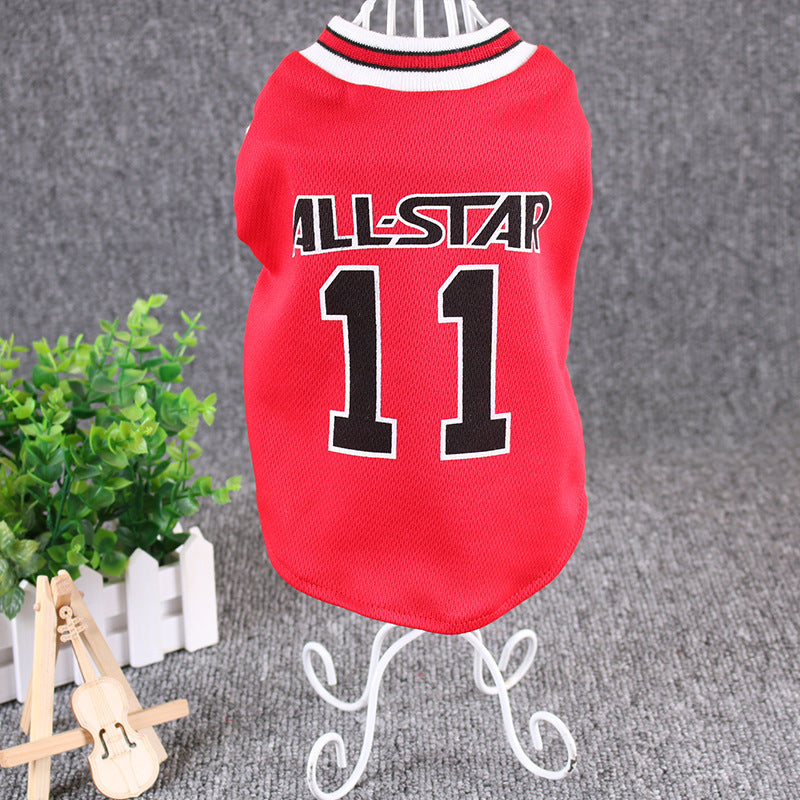 Hot World Cup Ball Spring And Summer Dog Vest Pet Supplies - BarkandMeow