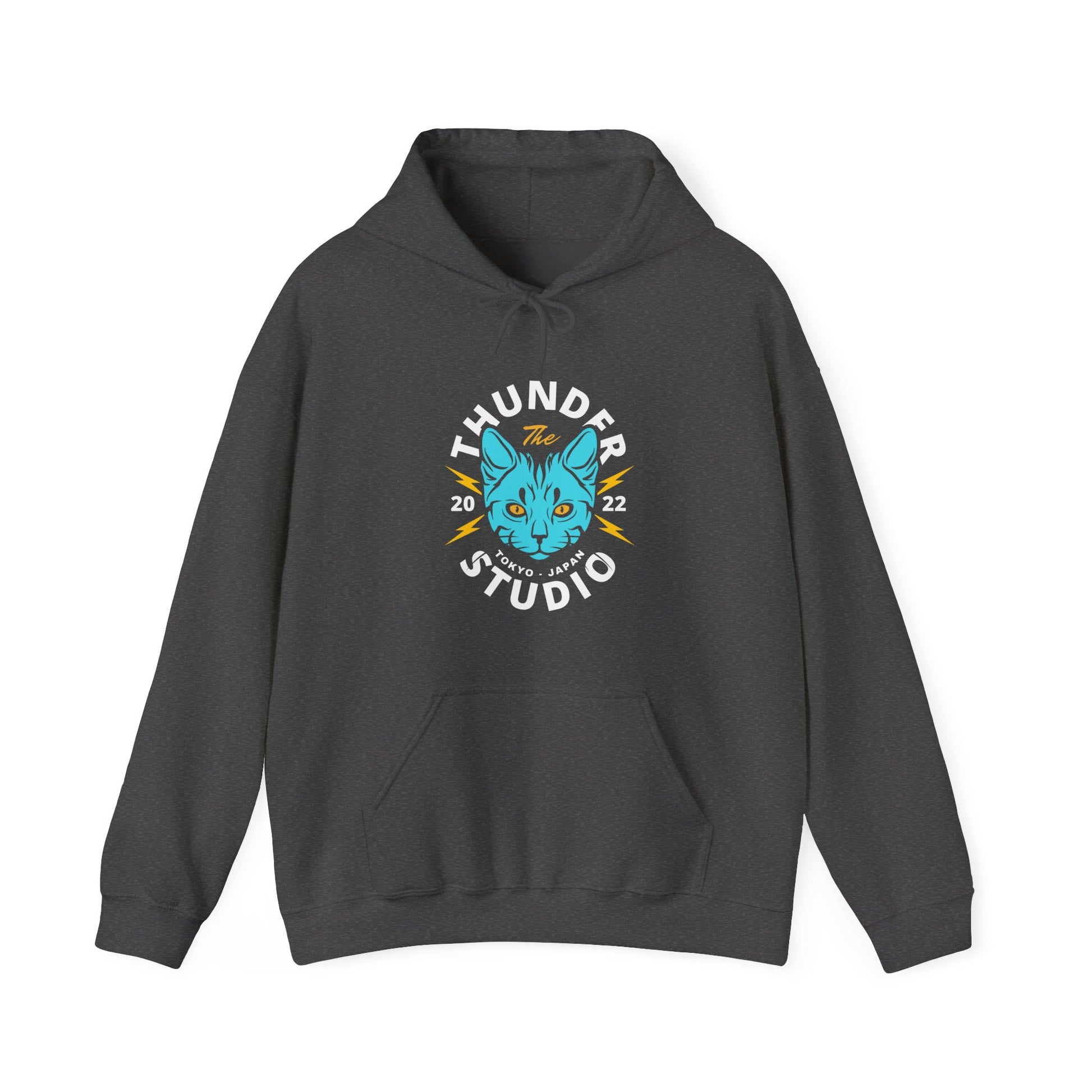 Thunder Studio Cat Hoodie - Unisex Heavy Blend Sweatshirt, Cozy Gift for Cat Lovers, Perfect for Fall, Winter & Birthdays, Unique [...] - BarkandMeow