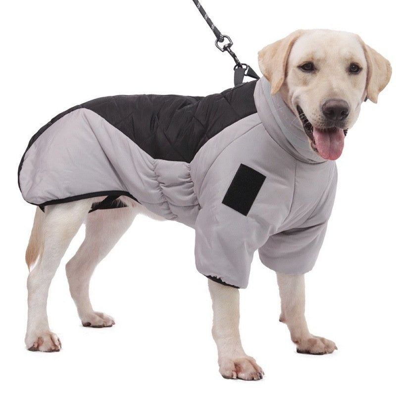 New Winter Dog Coat Waterproof Pet Clothes For Medum Large Dogs Warm Thicken Dog Vest Custome Labrador Jacket - BarkandMeow