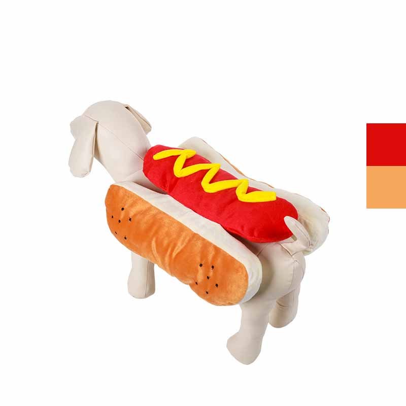 Funny Halloween Costumes For Dogs Puppy Pet Clothing Hot Dog Design Dog Clothes Pet Apparel Dressing Up Cat Party Costume Suit - BarkandMeow
