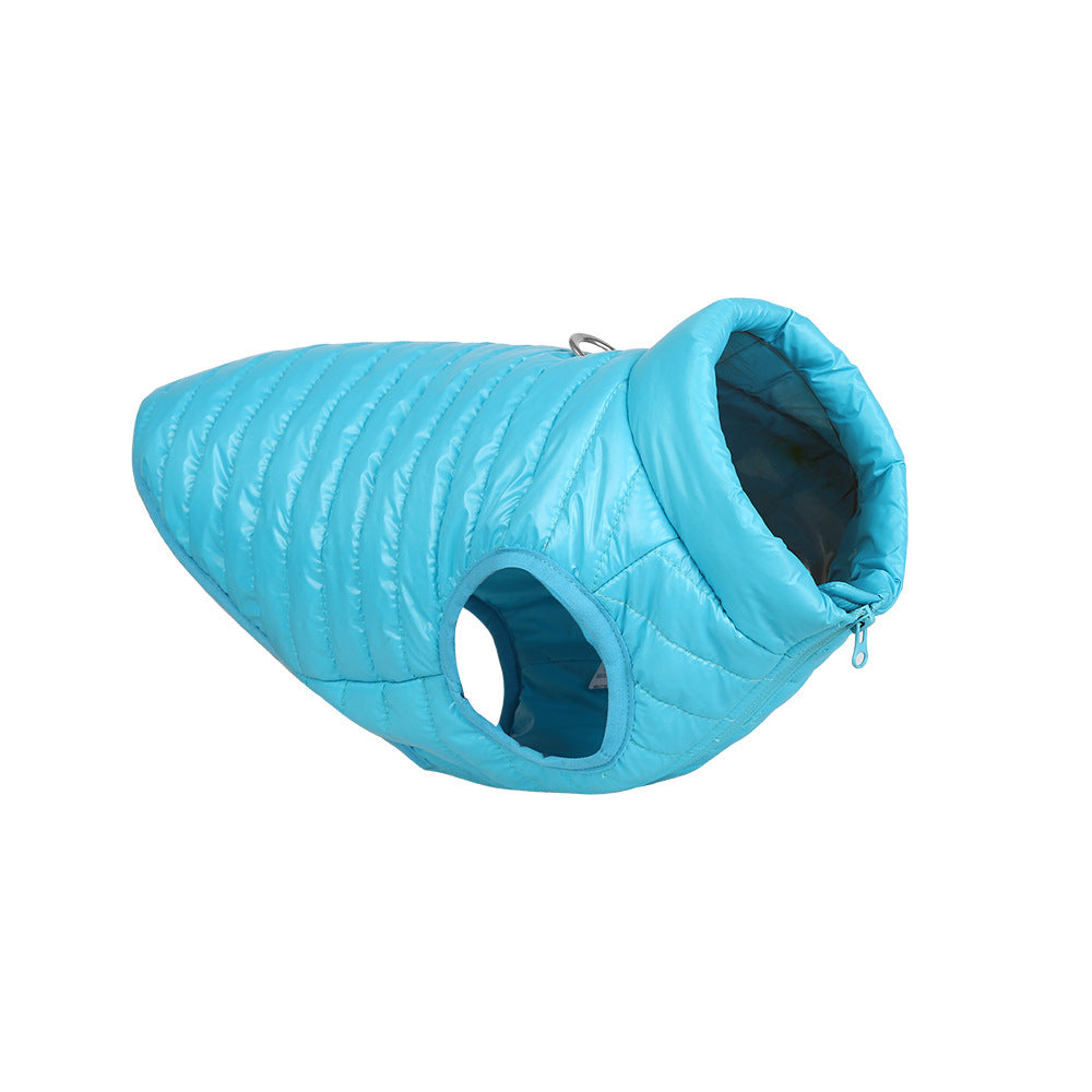 New Pet Dog Clothing Autumn And Winter Full Nylon Zipper Puppy Jacket Dog Clothing - BarkandMeow