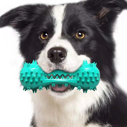 Pet Dog Cleaning Chew Toys For Aggressive Dogs Rubber Molar Stick Dog Oral Teeth - BarkandMeow