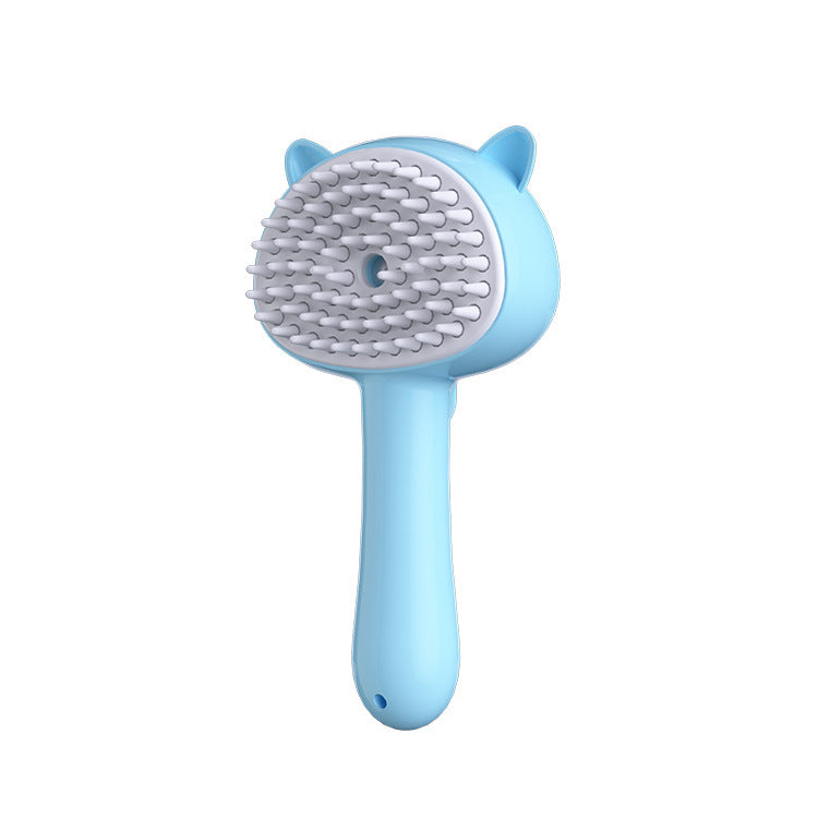 Rechargeable Mist Cat & Dog Grooming Brush – Self-Cleaning & Multifunctional - BarkandMeow
