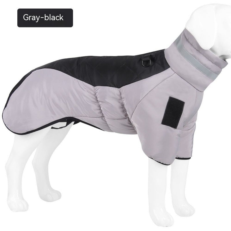 New Winter Dog Coat Waterproof Pet Clothes For Medum Large Dogs Warm Thicken Dog Vest Custome Labrador Jacket - BarkandMeow