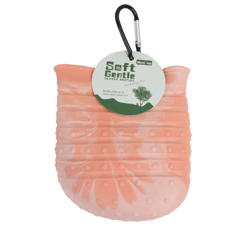 2-in-1 Dog Paw Cleaner – Portable Wash Cup & Brush - BarkandMeow