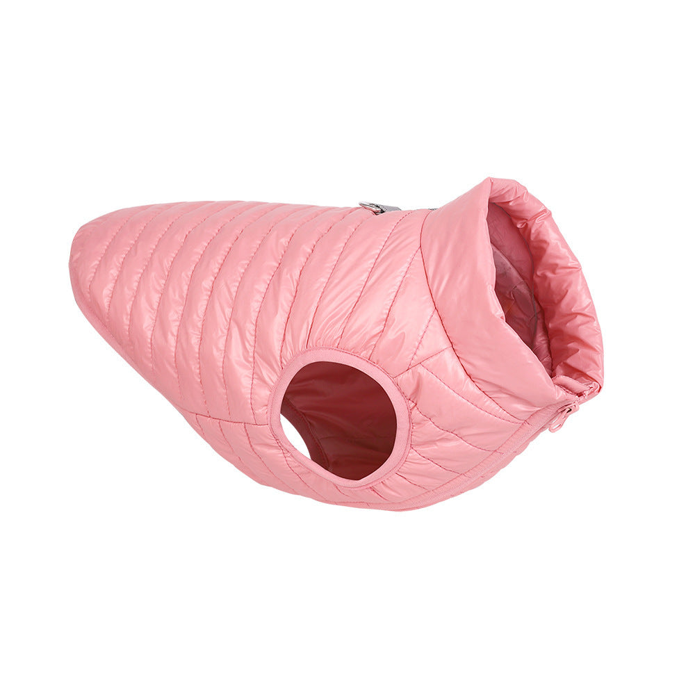New Pet Dog Clothing Autumn And Winter Full Nylon Zipper Puppy Jacket Dog Clothing - BarkandMeow