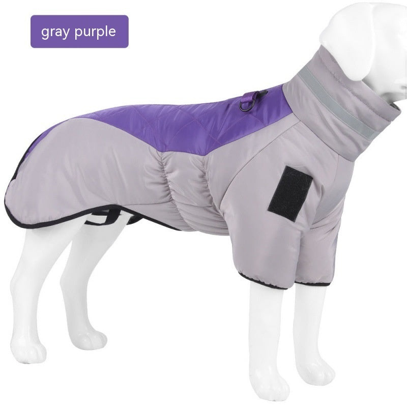 New Winter Dog Coat Waterproof Pet Clothes For Medum Large Dogs Warm Thicken Dog Vest Custome Labrador Jacket - BarkandMeow