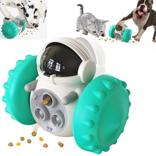 Cat And Dog Toys Slow Food Interactive Balance Car Multifunctional Fun Development Smart Pet Feeding Dog Toy Car Pets Products - BarkandMeow