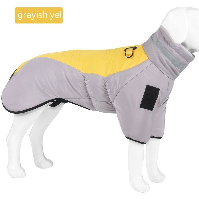 New Winter Dog Coat Waterproof Pet Clothes For Medum Large Dogs Warm Thicken Dog Vest Custome Labrador Jacket - BarkandMeow
